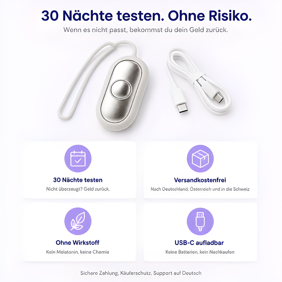 30 Nächte testen - Geld-zurück-Garantie