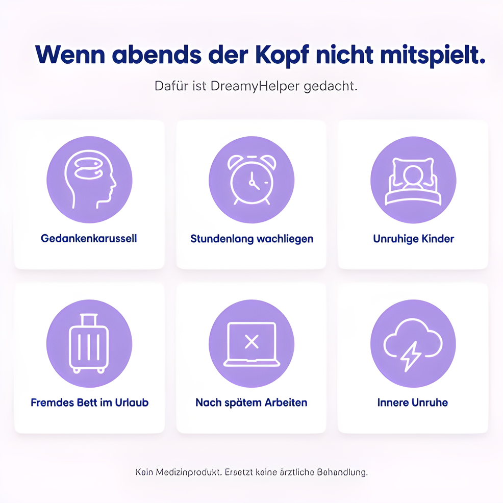 Wenn abends der Kopf nicht mitspielt - 6 Schlafprobleme