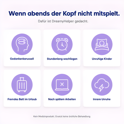 Wenn abends der Kopf nicht mitspielt - 6 Schlafprobleme