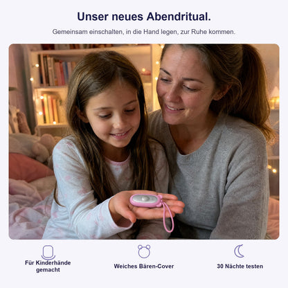 Euer neues Abendritual: Mutter und Tochter mit dem Ruheanker Kids